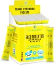 KEY NUTRIENTS Multivitamin Electrolytes Hydration Packets - Blueing Lemonade Post Workout and Recovery 40 Pack - No Sugar, No Calories - Travel Hydration Toz