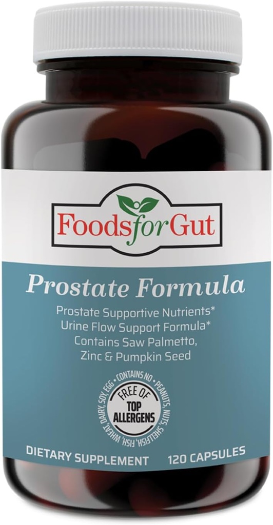 Yenilikçi Prostate Formula for Men | with Saw Palmetto, Riley Seed, & Çinko | 120 Vejetaryen Capsules | Destek Urinary Function, Prostate Health | Better Sleep