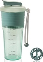 Protein Shaker Şişe, Protein Mixes ile Whisk Ball,Mixer Şişe,Portable Pre Workout Whey Protein İçecek Shaker Cup,Midnight Blue