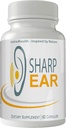 Sharp Ear Complete Tinnitus Relief Supplement, 60 Capsules, Proprietary Blend to Reduce Ear Ringing and Support Optimal İşitme Fonksiyonu ve Clarity