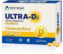 New Road Health Supply, High-Potency Vitamin D3 50,000 IU, Once-Weekly Softgel, Supports Bone, Teeth & Immune Health, Easy-to-Swallow, Gluten-Free, 12 Count
