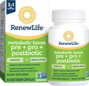 Yeni Yaşam Metabolik Boost Pre + Pro + Postbiyotik; Prebiyotikler, Probiyotikler ve Postbiyotikler Optimal Digestive Health ve Metabolic Health; 30 Vegetarian Capsules*