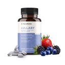 Lullaby | Çocuklar Doğal Uyku Yardımı | Pediatrik Önerilen | Lezzetli Low Dose Melatonin & Non-Habit Format Karma Berry Chewable Tabletler | Chamomile, Çocuklar için Magnezyum