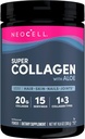 Neocell Super Collagen με Aloe; Collagen Τύπου 1 και 3; Υποστηρίζει υγιή μαλλιά, δέρμα και νύχια; Γλουτένη Χωρίς; Άγευστη σκόνη; 10 g Collagen / Serving; 30 Υπηρεσίες; 10.6 Oz,*