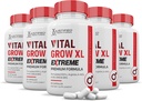 (5 Pack) Vital XL Extreme Pills 1600MG Premium Formula Perin Sağlık 300 Capsules için Periyot