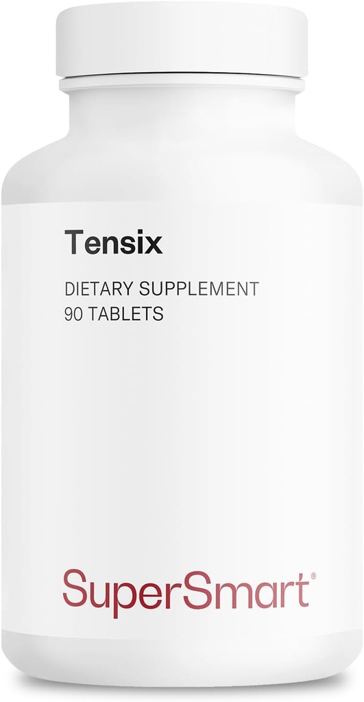 Supersmart Tensix (Advanced Formula) - Hawthorn Extract, P properties, Fish Peptides - Synergistic Action Supplement | Non-GMO & Gluten Free - 90 Tabletler