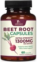 Arıt Kök Capsules 1300 mg - Ekstra Kuvvetli Kırmızı Arıtroot Toz Tamamı - Nitrik Çimento Üretimi, Kalp Sağlığı ve Doğal Enerji – Non-GMO, Vegan, Gluten Free – 60 Veggie Capsules