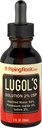 Lugols Iodine Drops 2% 2 fl oz | Liquid Supplement | Potassium Iodide 4% | by Piping Rock