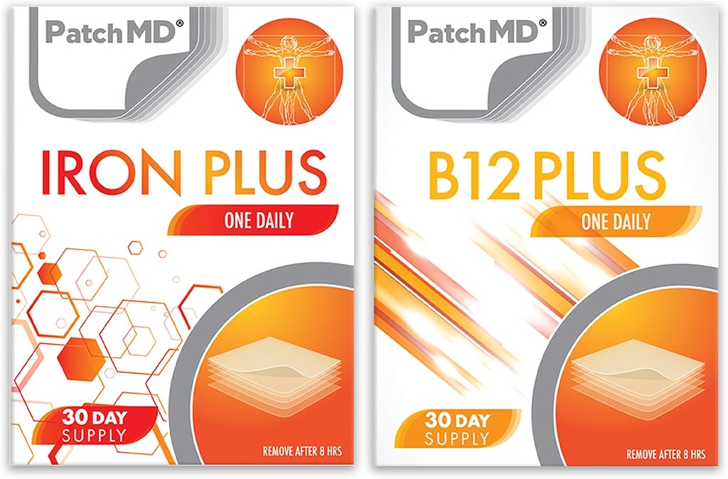 Iron Plus & B12 Plus Topical Patch Bundle - 30 ημέρες προσφοράς