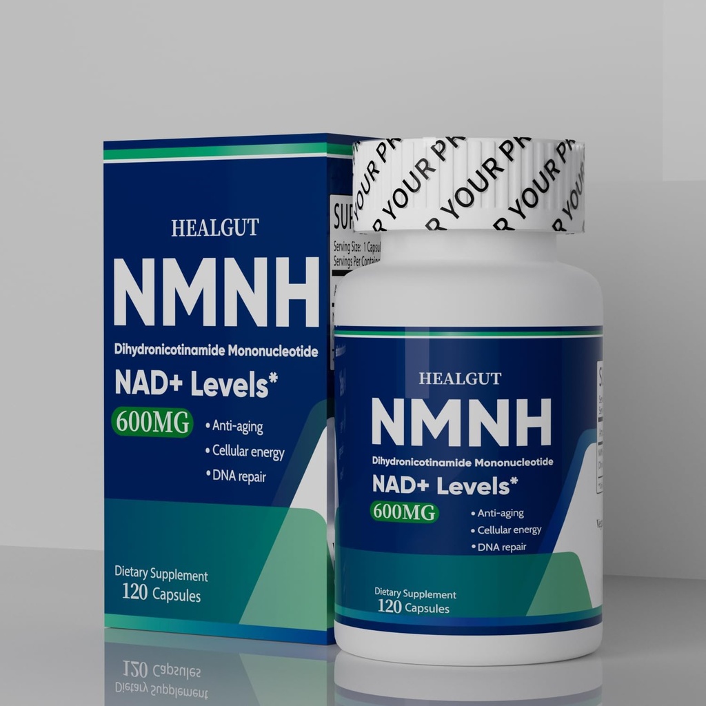 Συμπλήρωμα NMNH για την ενίσχυση NAD+ Επίπεδα - Κάψουλες Liposome 120 Υπηρεσίες για γυναίκες κατά της γήρανσης