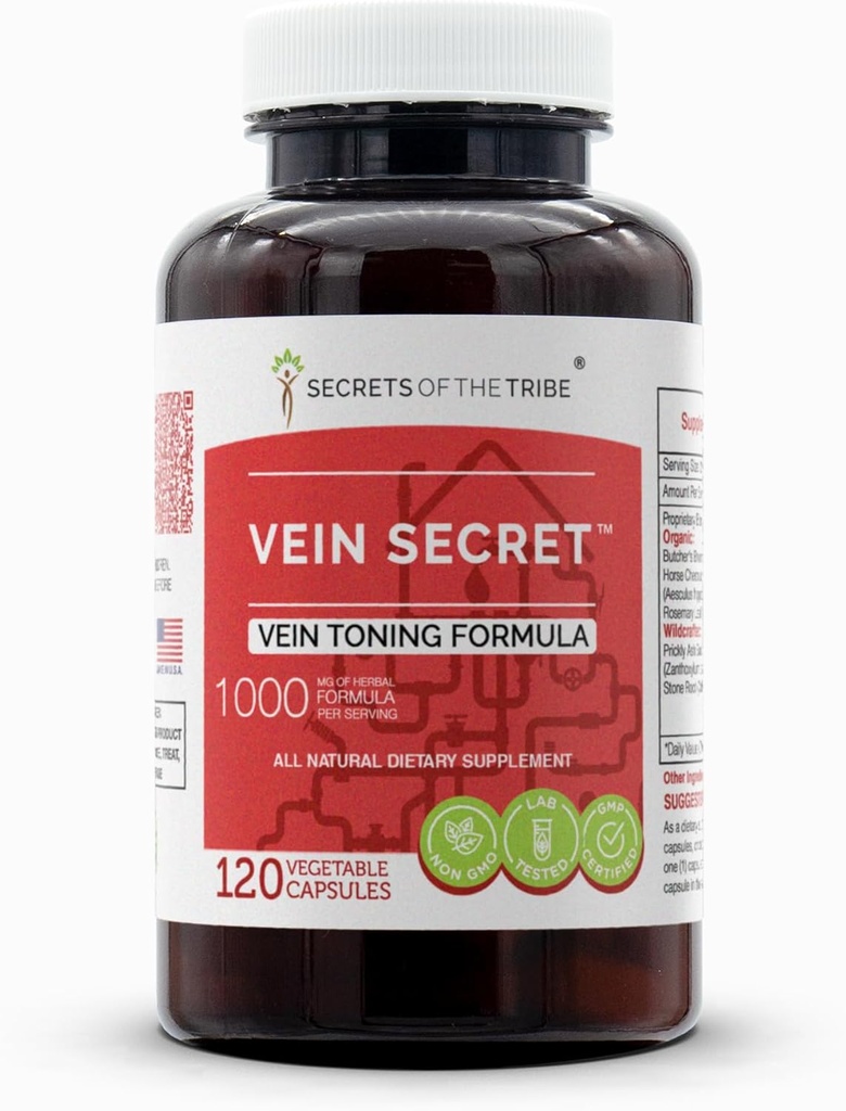 Kabilenin Sırları - Vein Secret, Vein Tonnig Formula, Herbal Supplement Meeting (120 Capsules)