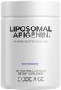 Kodaj Liposomal Apigenin Supplement, 3Month Supply, Daily Flavonoid Chamomile Extract, Liposomal Phospholipid Kompleksi, Non-GMO Sunflower Oil, Phosphatidylcholine Vegan
