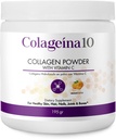 Colageina 10 Hydrolyzed Collagen Toz C (195 gr) - Orange Flavor - Sağlıklı Cilt, Saç, Nails, Ortaklar ve Bones için Anti-Aging Diyetary Supplement, and Bones
