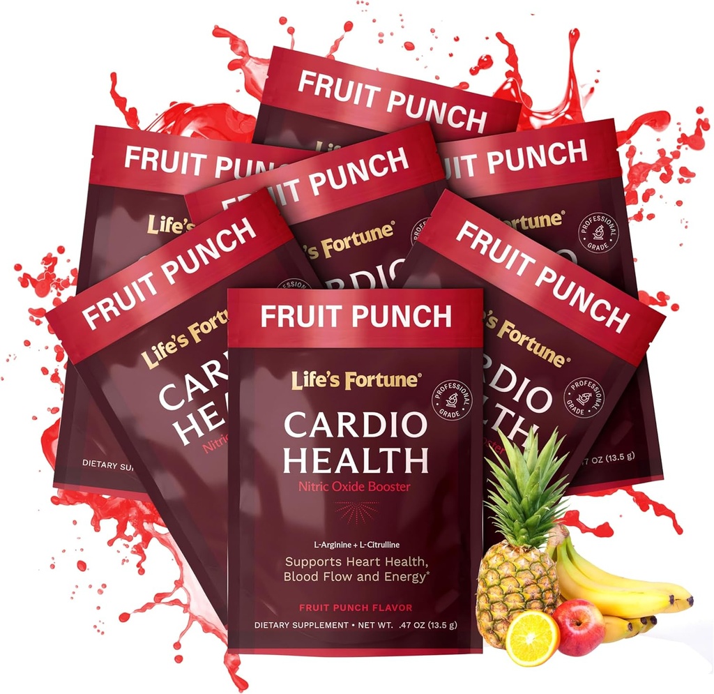 Life's Fortune L Arginine L Citrulline Supplement Toz - Yüksek Potency Nitrik Çimento Kombine Doğal Meyve Yuvor (7 Hizmet)