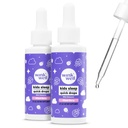 Wink Well Kids Liquid Melatonin Drops, Doğal Melatonin Çocuklar için 1 mg Per Sıvı Melatonin for Kids, Drug-Free and Non-Habit Form (2 Pack)