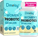 Kadınlar için Menopause Supplements, 120 Milyar CFU Probiyotik, 13-in-1 Herbs Probiyotiks Kompleksi, Menopause Relief, Hormon Balance, Hot Flashes, Night Sweats, Mood Swings, Gut & Immunity - 60 Capsule