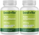 BESTVITE Artemisinin 100 mg (240 Vejetaryen Capsules) (2-Pack) - No Stearates - No Flow Agents - Vegan - Gluten Free - Non GMO
