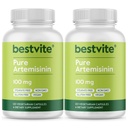 BESTVITE Artemisinin 100mg (240 κάψουλες χορτοφάγων) (2-πακέτο) - Δεν Stearates - Δεν Flow Agents - Vegan - Χωρίς γλουτένη - Μη ΓΤΟ