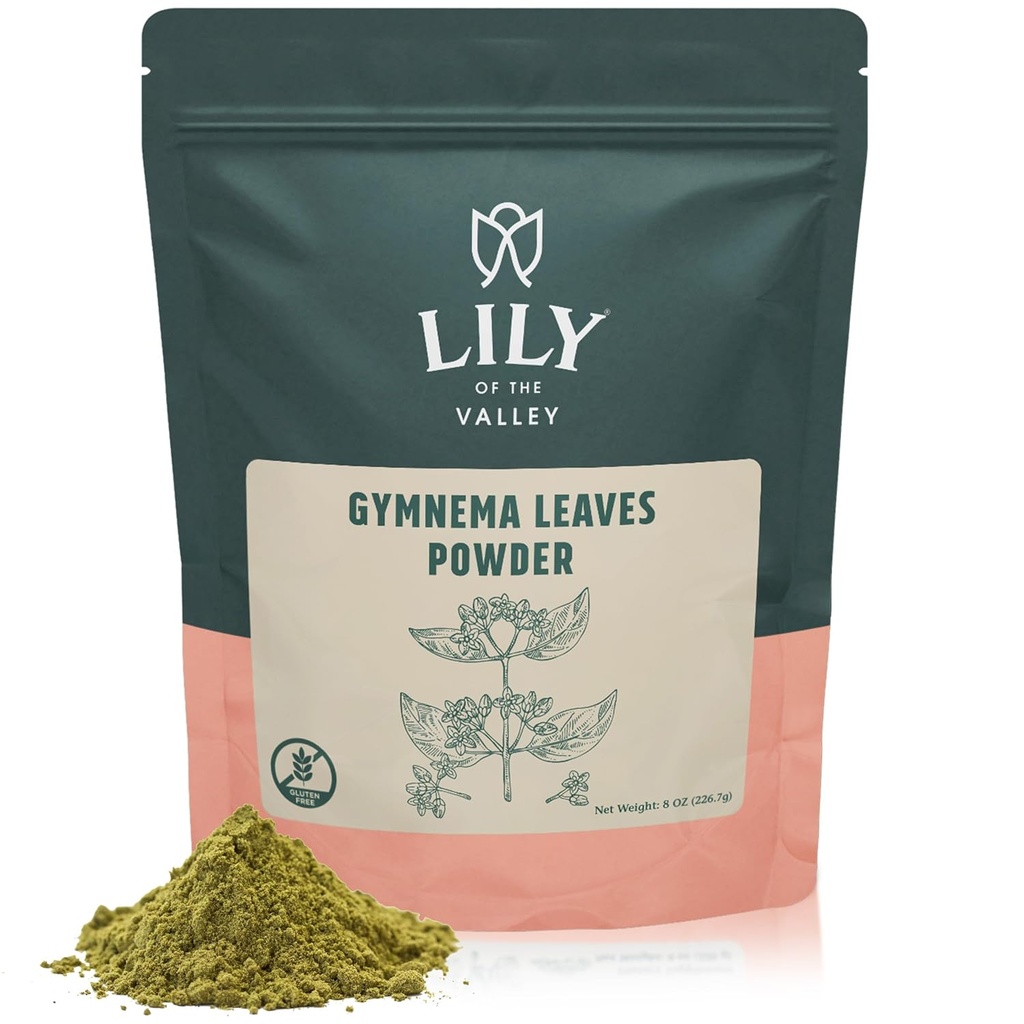 VALLEY Gymnema Sylvestre Leaf Toz - Herbal Gurmar Toz - Vegan & Gluten-Free - Resealable Pouch (8oz, 226g)