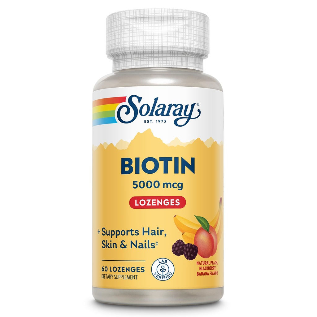 SOLARAY Biotin 5000 mcg 