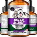 Köpekler ve Kediler için Pet Adrenal Destek - ABD'de Yapılan - Köpekler için Tedavi - Kidney Desteği için Kedi ve Köpek Tamamı - 2 Fl Oz