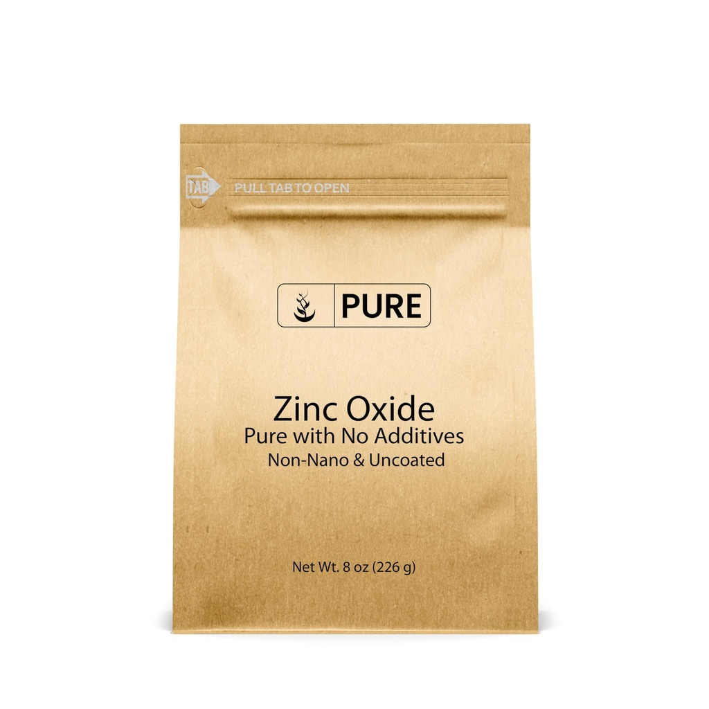 Pure Original Ingredients Zinc Oxide, Eco-Friendly Packaging, Non-Nano (8 Ounce)