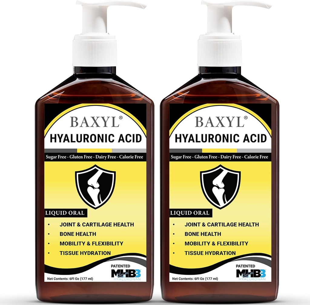 BAXYL Sıvı Hyaluronan Asit Ortak Yardım için Tamam - 6 oz.(Pack of 2)