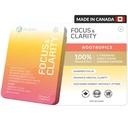 Focus & Clarity Nootropic Supplement – Brian Boost | L-Theanine, Caffeine, Lion's Mane, Magnezyum, B6 & B12 | Beyin Desteği, Memory, Focus & Energy | Mint Flavor (30 Chewables) (1)