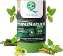 Yetişkinler için Immu Natural 60 Capsules | Natural, Vegan Ayurvedic Immunity Alerts | Ashwagandha Tulsi Amla Haldi Mulethi Giloy | 13 Yıl için Uygun