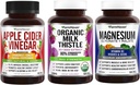 Farm, Ginger & Magnezyum Glycinate & Malate Kompleksi ile Apple Cider Vinegar Capsules with Ginger & Magnezyum Glycinate & Malate Complex w/Vitamin D3 & Milk Butle Capsules