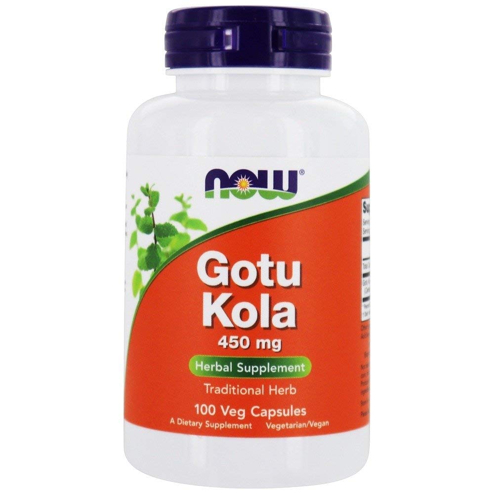 Gotu Kola, 450 mg, 100 Caps by Now Foods (Συσκευασία των 2)