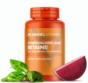 Mt. Angel Vitaminleri - Hydrochloric Acid Betaine, Sağlıklı Digestion & Gastrik Juices (200 Vegetarian Chlorocaps)