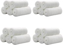 YemeBitiş 20 Rolls 4 inç x 4.92 Yards Tartılmış Gauze Çereği/Medical Grade Sterile İlk Yardım Yara Bakımı Pamuk Ply/Stretched Gauze Bandage Rolls with Medical Bantage
