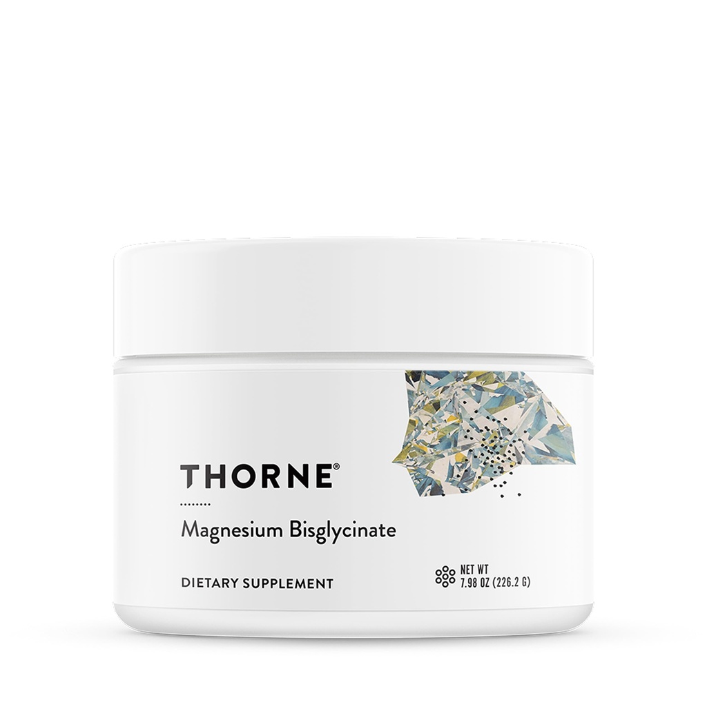 THORNE - Magnezyum Bisglycinate - Tozlu Magnezyum Formula - Destek Restful Uyku, Kas Rahatlama, Kalp Sağlığı ve Metabolism* - NSF Spor için sertifikalı - 60 Hizmet - 6.5 Oz Jar