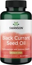 Swanson Black Currant Seed Oil - Herbal Supplement Immune System & Heart Health Support - Natural Formula Supporting Joints Health - (180 Softgels, 500 mg Her)