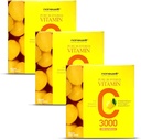 NANOWELL Pure Buffered Vitamin C 3000 mg ανά Σερβίρισμα, Συμπλήρωμα διατροφής για την υποστήριξη του ανοσοποιητικού - 60 Sticks x 3 Κουτιά, 6 Μήνες Προσφορά (180 Count)
