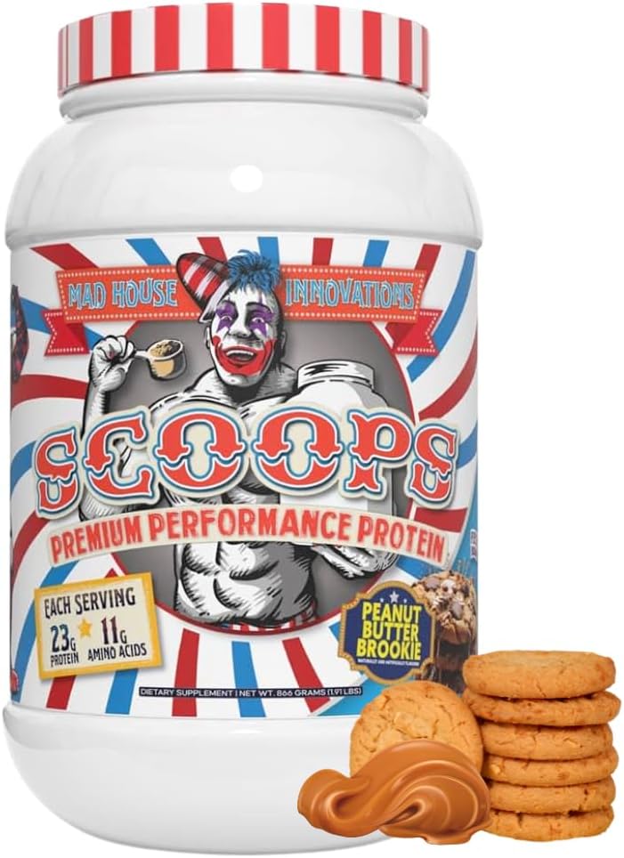 Peanut Butter Brookie Flavored Isolate, Temp & Hydrolyzed Whey Protein Tozu - Sugar, Carbs & Fat 2LB Tub, 23G Protein En İyi Lean Kas 26 Servisler için En İyi