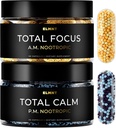 AMPM Nootropic Total Focus + Calm 9X Strength w. Caffeine, L-Theanine, Alfa GPC, L-Tyrosine, Ashwagandha - X-Release Energy Pills Nootropics Beyin Destek Supplements for Memory and Focus Supplement