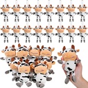 Lewtemi 20 Apples Cow Toy Thingsed Farm Plush Valentine Lift Hediye İnekleri Backpack Handbag Purse Parti için Anahtarlı