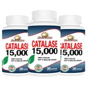 Rise-N-Shine Catalase Supplement 15,000 - Saç Sağlığı için Güçlü Antioksi Enzyme - 90 Capsules - 3 Tam Boyut Şişeleri Paketi (90-Day Supply)