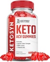 Justified Laboratories Ketosyn Keto ACV Gummies Advanced Formula 1000MG Ketosyn Keto Gummies Apple Cider Vinegar Formulated with Pomegranate Beet Juice B12 Vegan Non GMO 60 Gummys