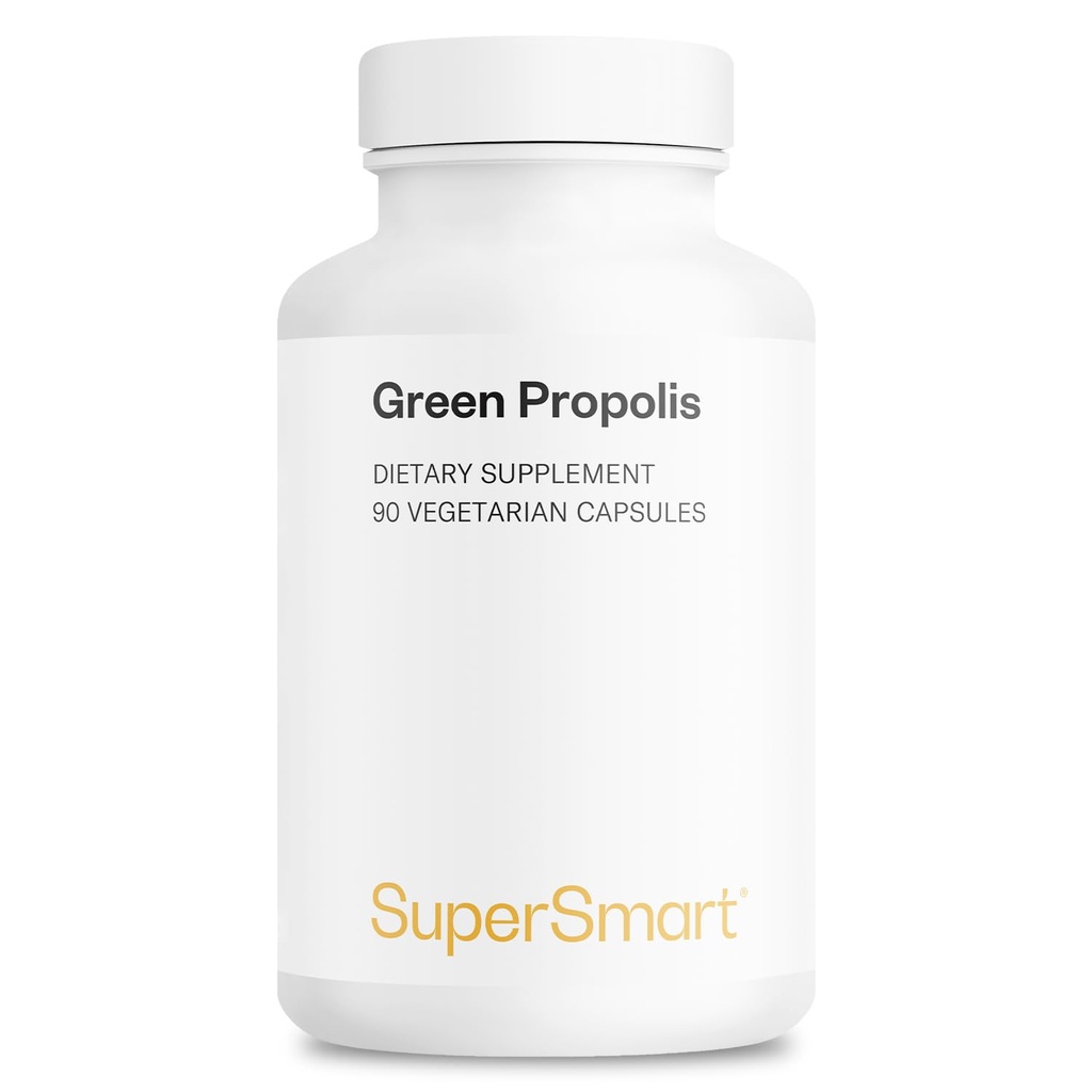 Supersmart - Πράσινο συμπλήρωμα πρόπολης 1200mg ανά ημέρα (Patented) - Natural Green Propolis Extract Βραζιλία 