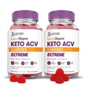 Justified Laboratories (2 Pack Rapid Ripped Keto ACV Gummies Extreme 2000MG Hızlıca Vinegar, Pomegranate Beet Juice B12 Vegan Non GMO 120 Gummys