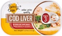 Family Tree İzlandaic Wild Caught Cod Liver kendi yağı 4.27 oz (12 paketi)
