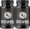 riize labs Κάψουλες Ocusil, συμπλήρωμα ματιών υποστήριξης Ocusil, Ocusil Lubricant για τη βελτίωση της συγκέντρωσης και εστίασης, Ocusil All-Φυσικά χάπια για υγιή μάτια (120 κάψουλες) (πακέτο των 2)