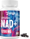Liposomal NAD+ Tamam 1200 mg Yüksek Absiyon, Hücreler Enerji & Mitochondrial Support, NAD Plus for Longevity & Vitality, Anti-Aging Formula, 60 Softgels