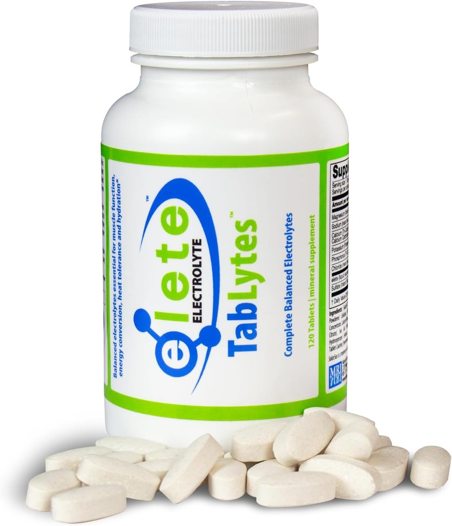 Hızlı Kurtarma ve Hydration için Elektrolyte Tabletleri - 9 Temel Elektrolytes & Zero Sugar - Electrolyte Supplements for Supporting Energy, Endurance, ve Hydration - 120 Yüksek Değer Servisleri