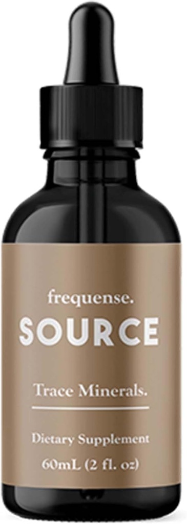 FREQUENSE - Source Trace Minerals - Bone Health için Fulvic Mineral Toz, Nutrient Abpsiyon, Skin Support, Gut Health & Electrolytes - 60 ml