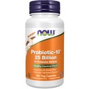 Şimdi Gıdalar Tamamlıyor, Probiyotik-10TM, 25 Milyar, 10 Probiyotik Strains, Süt, Soy ve Gluten Free, Strain TY 100 Veg Capsules