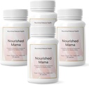 Nourished Mama Prenatal Multi Vitamin - Vegan Multivitamin for Preconception, Gebelik, Postpartum ve Emzirme Desteği - İtil Edilmiş Folate & High Dose Choline - 360 Capsules